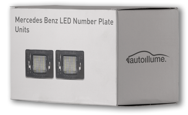 Mercedes Benz LED Number Plate Units