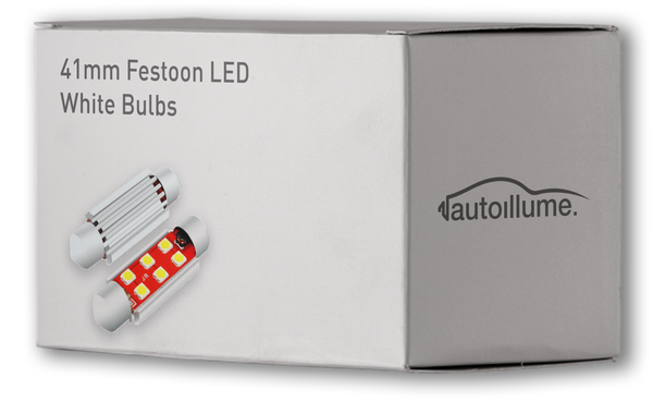 41mm Festoon LED White Bulbs - autoillume