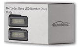 Mercedes Benz LED Number Plate Units