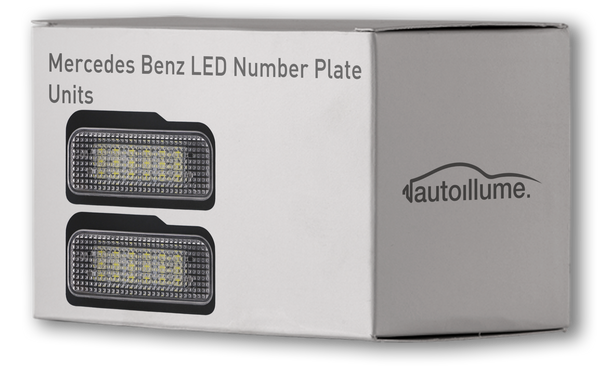 Mercedes Benz LED Number Plate Units