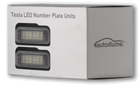 Tesla LED Number Plate Units