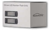 Citroen LED Number Plate Units