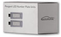 Peugeot LED Number Plate Units