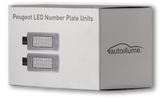 Peugeot LED Number Plate Units