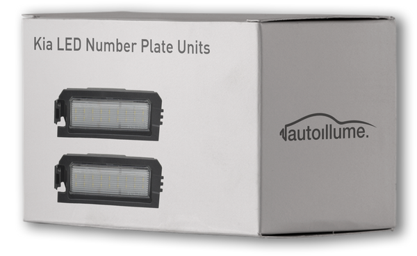 Kia LED Number Plate Units