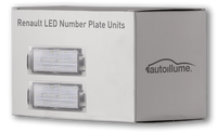 Renault LED Number Plate Units