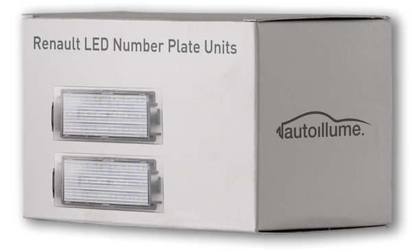 Renault LED Number Plate Units