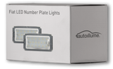 Fiat 500 LED Number Plate Units - autoillume