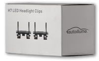 H7 LED Headlight Clips - autoillume