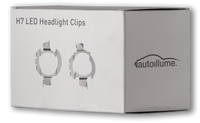 H7 LED Headlight Clips - autoillume