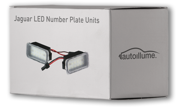 Jaguar LED Number Plate Units - autoillume