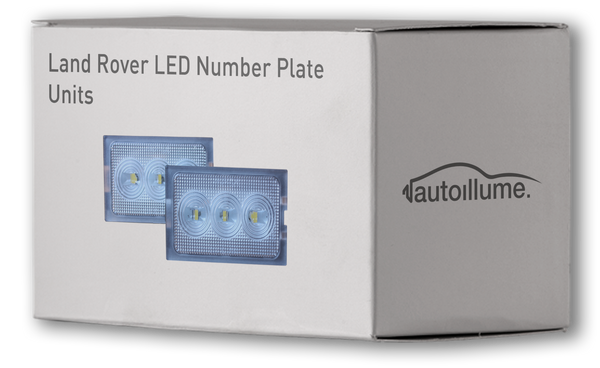 Land Rover LED Number Plate Units - autoillume