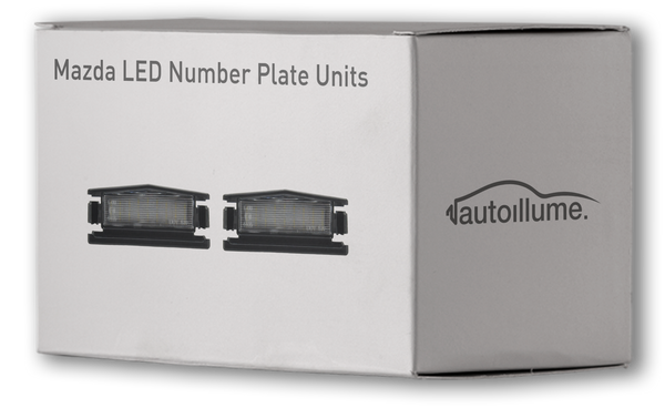 Mazda LED Number Plate Units