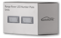 Range Rover LED Number Plate Units - autoillume