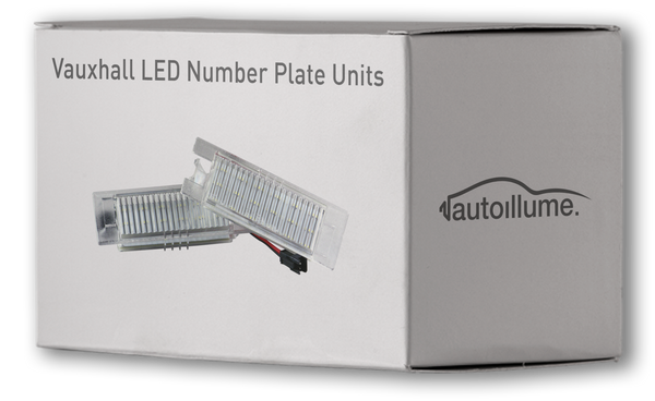 Vauxhall LED Number Plate Units - autoillume